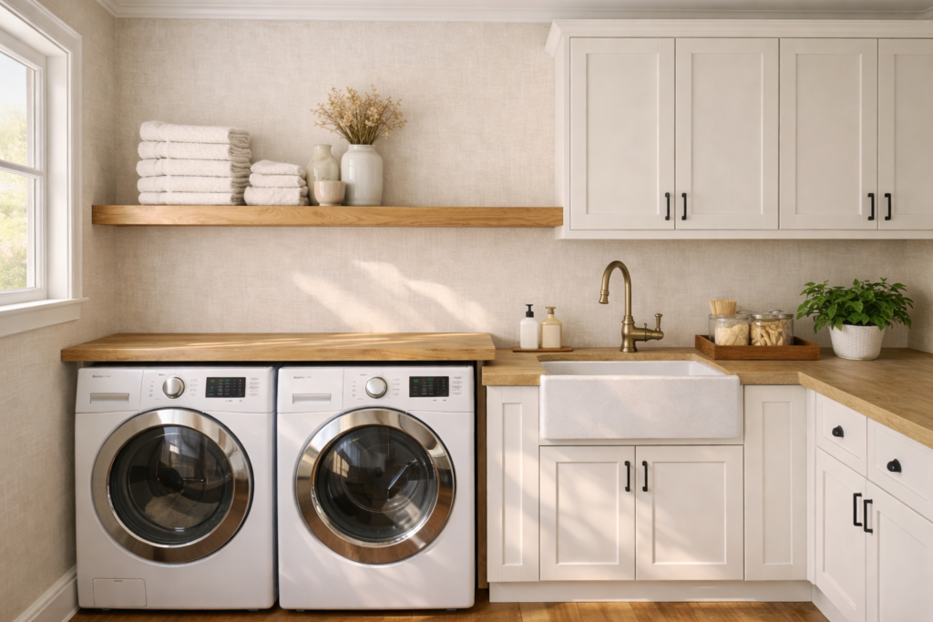 Laundry Room Wallpaper Ideas: Easy Ways to Make Your Laundry Space Look Stylish